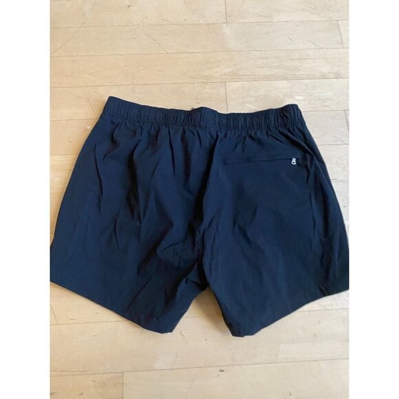 Onia swim shorts BNWOT black men's sz XLarge straight leg mid-length - Picture 5 of 6